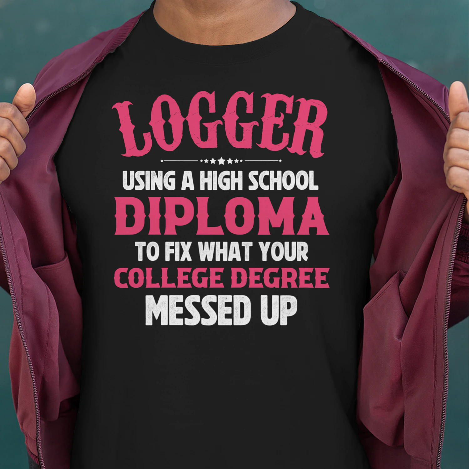 Logger - Fix your college degree messed up