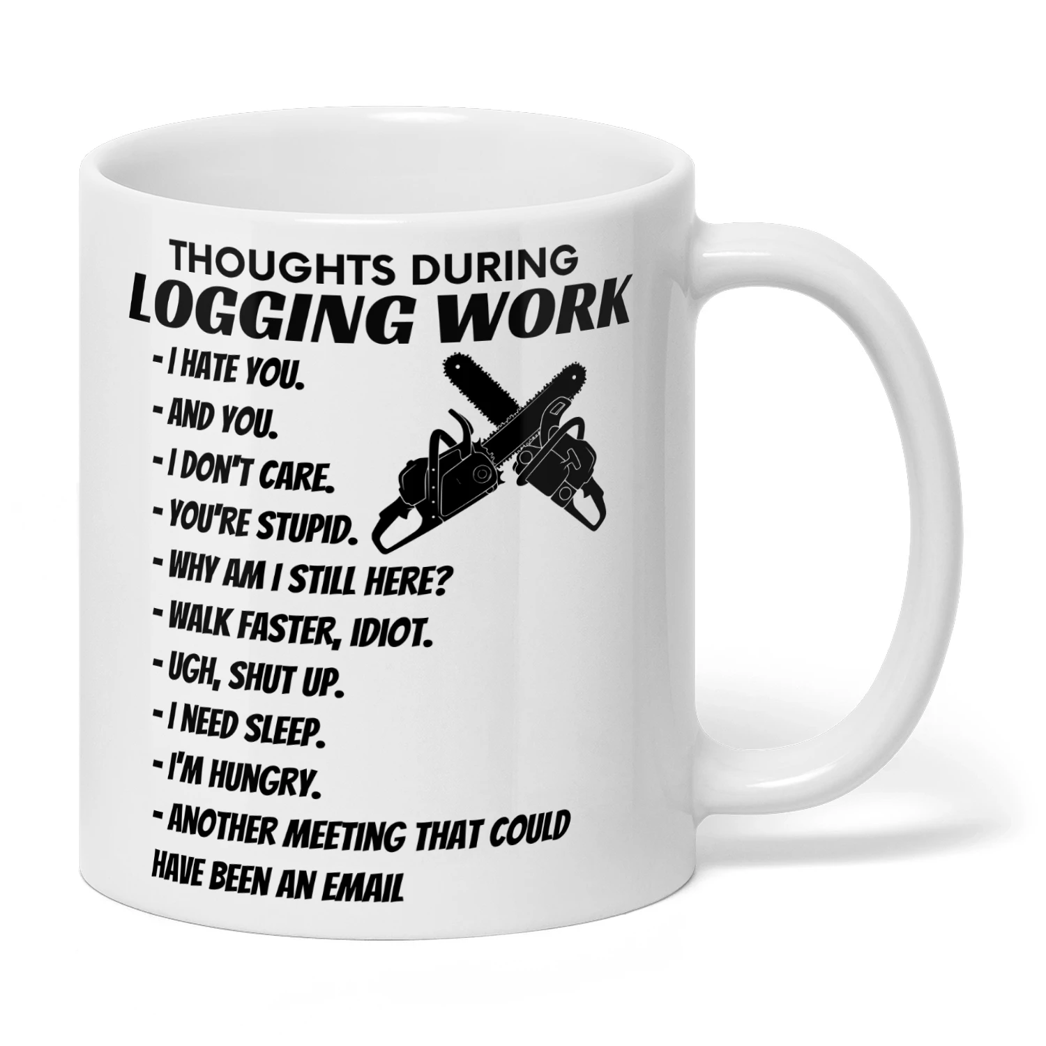 THOUGHTS DURING LOGGING WORK