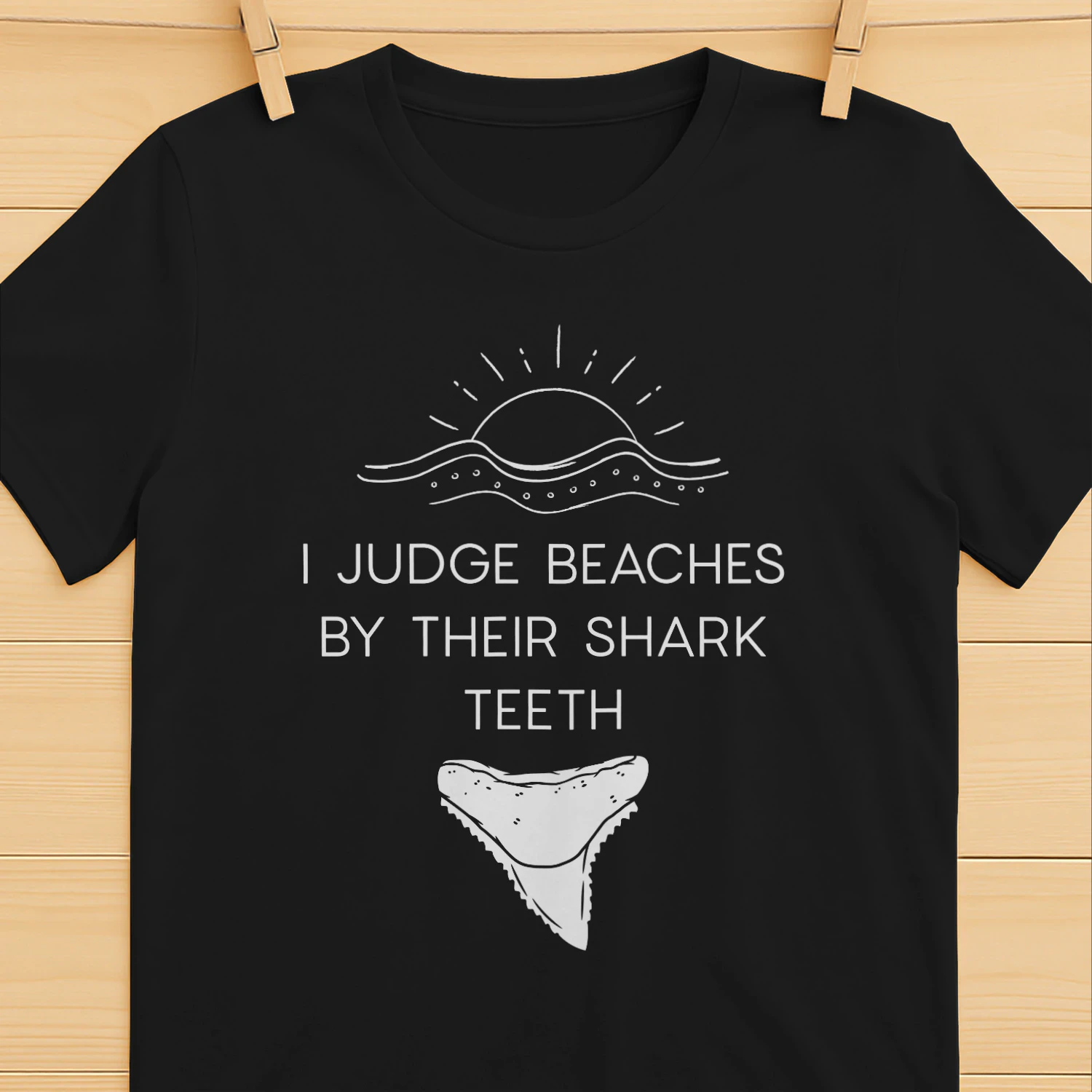 Shark Teeth Beach Judge shirt, Funny Hobbyist