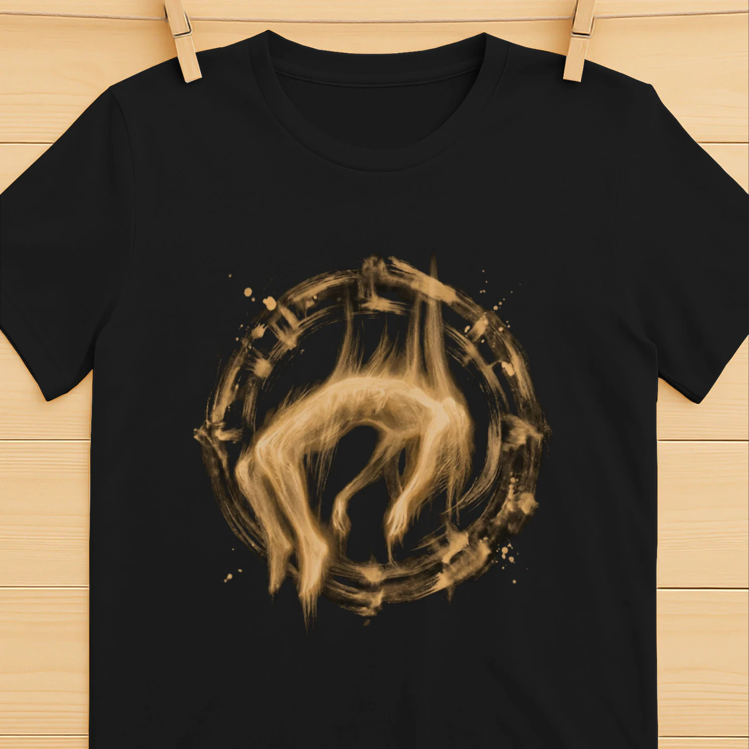 Ghost Falling Vintage Bleach Painted Shirt, Grunge Streetwear Graphic Tee,  Skull Gothic Shirt