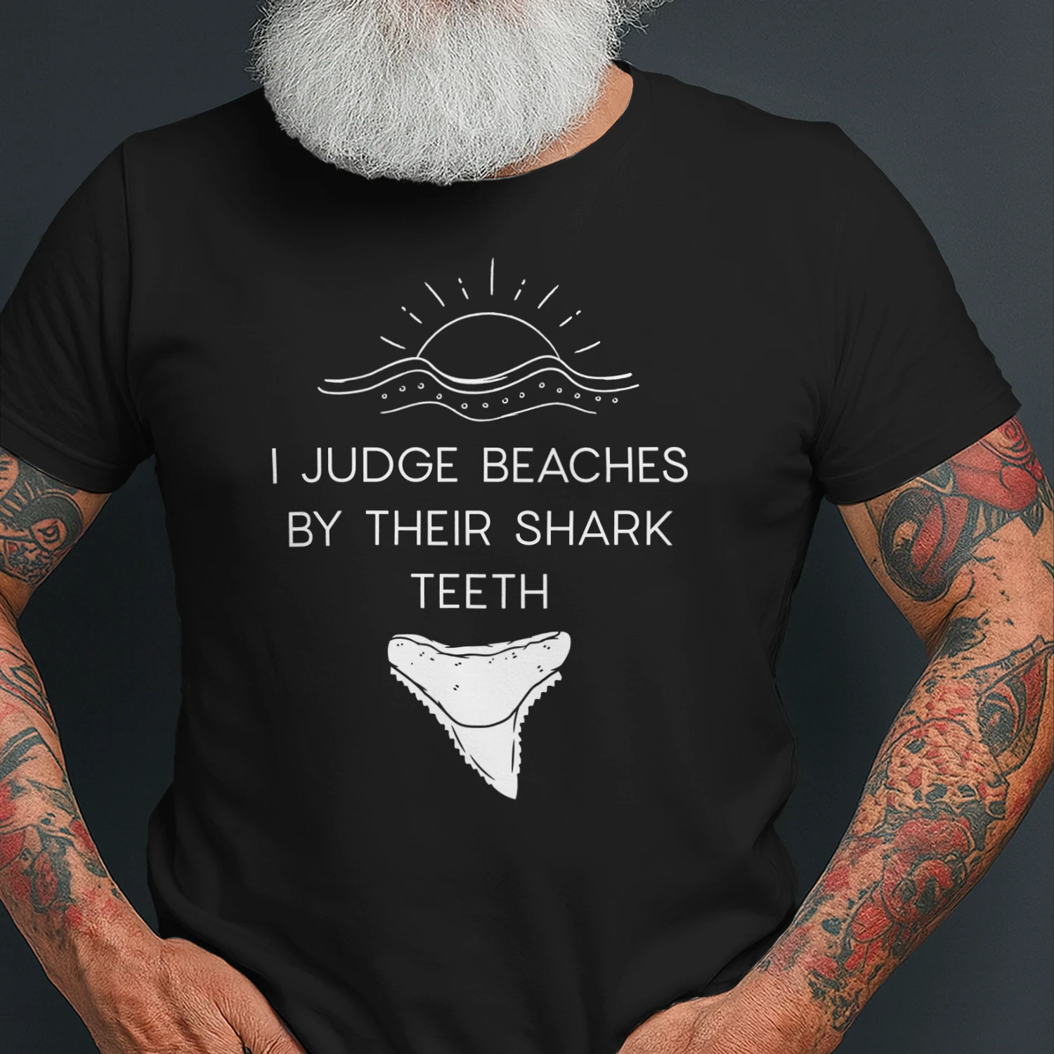Shark Teeth Beach Judge shirt, Funny Hobbyist