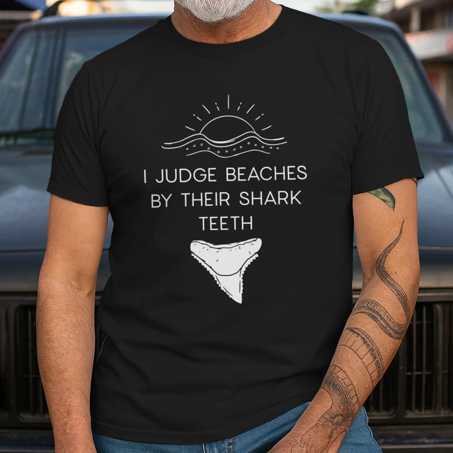 Shark Teeth Beach Judge shirt, Funny Hobbyist