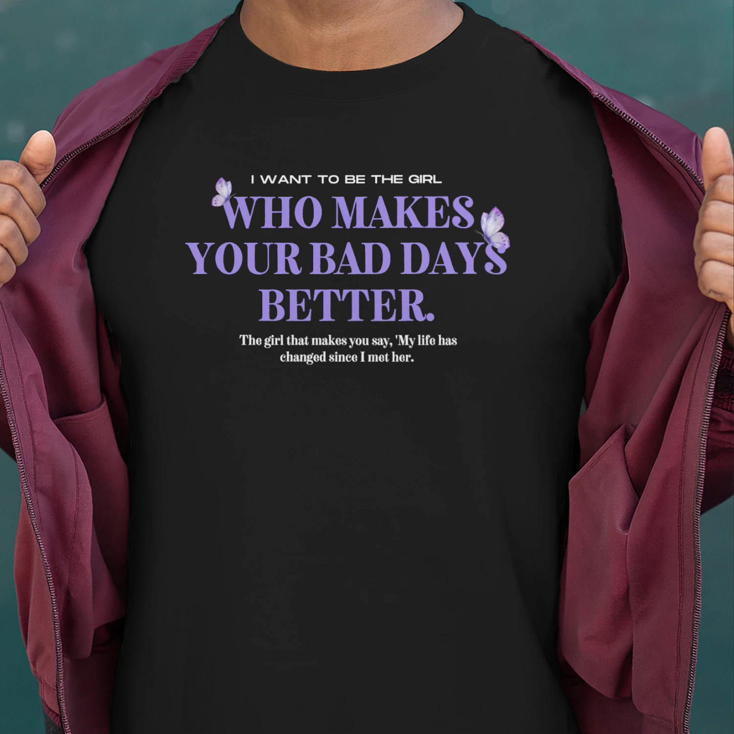 Love Quotes For Him Cute Lover Girl Aesthetic Tee Romantic Quote Gift For Girlfriend_Couples Ttee