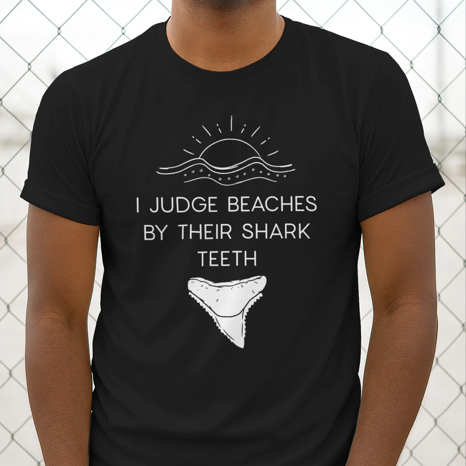 Shark Teeth Beach Judge shirt, Funny Hobbyist