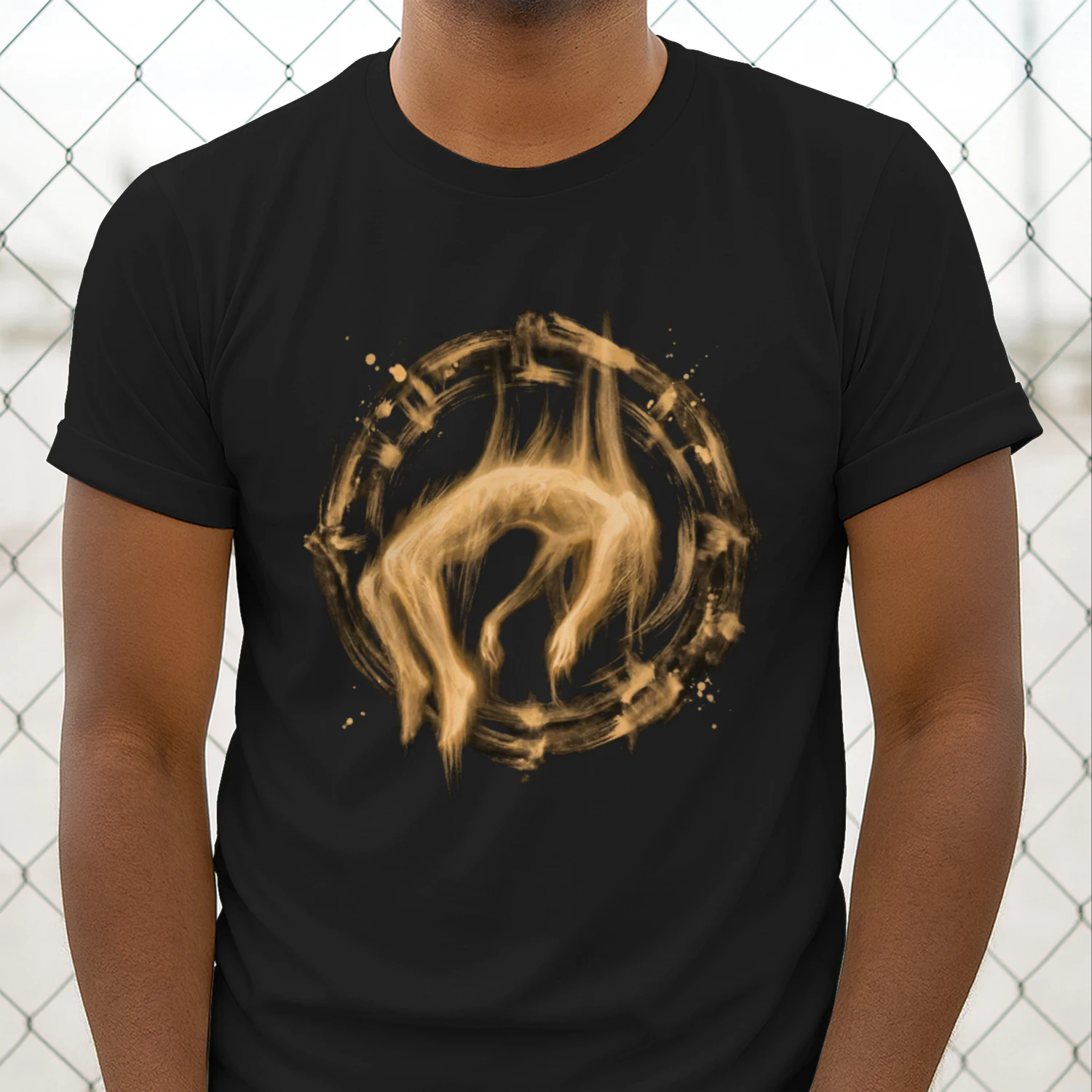 Ghost Falling Vintage Bleach Painted Shirt, Grunge Streetwear Graphic Tee,  Skull Gothic Shirt
