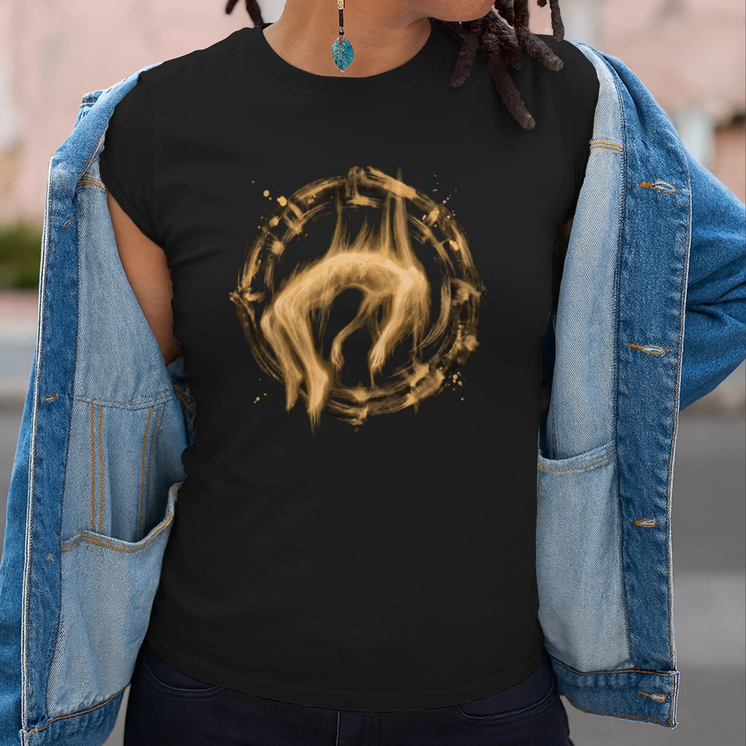 Ghost Falling Vintage Bleach Painted Shirt, Grunge Streetwear Graphic Tee,  Skull Gothic Shirt