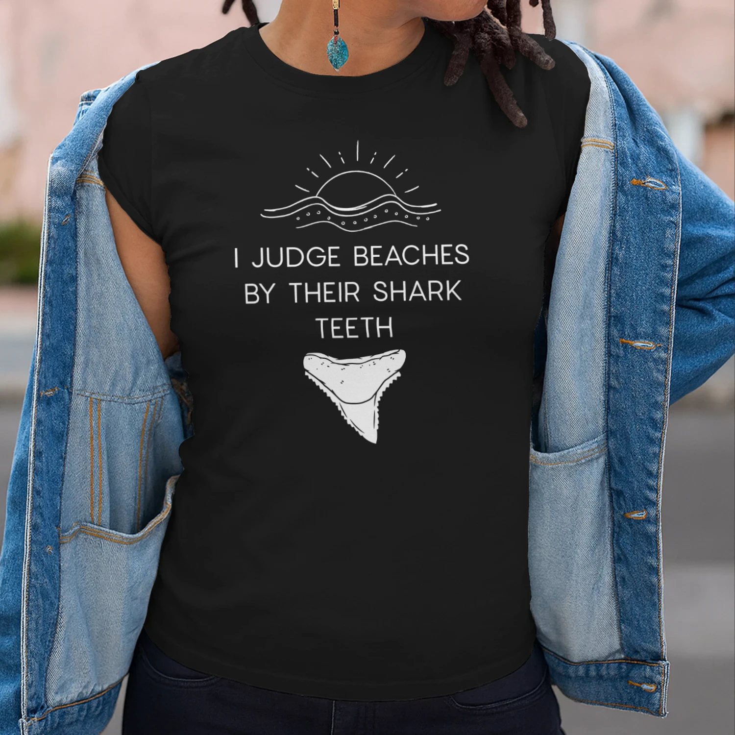Shark Teeth Beach Judge shirt, Funny Hobbyist