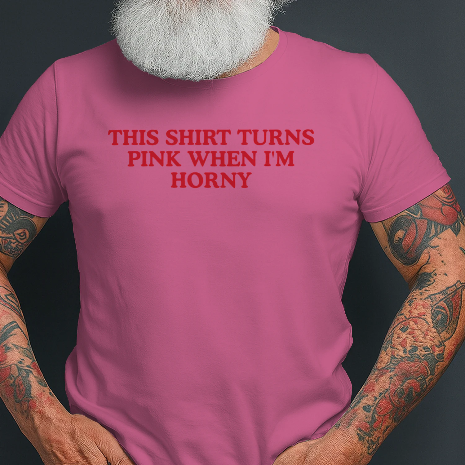 This Shirt Turns Red when I'm Horny Shirt For Hot Girls, Bold slogan Adult Humor Gag Gift, Funny Inappropriate Tee, Y2K Streetwear Girls Tee