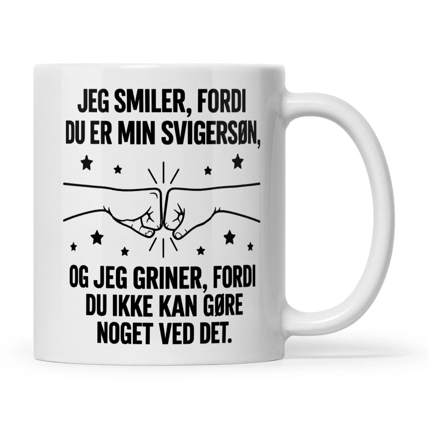 JEG SMILER, FORDI DU ER MIN SVIGERSØN
