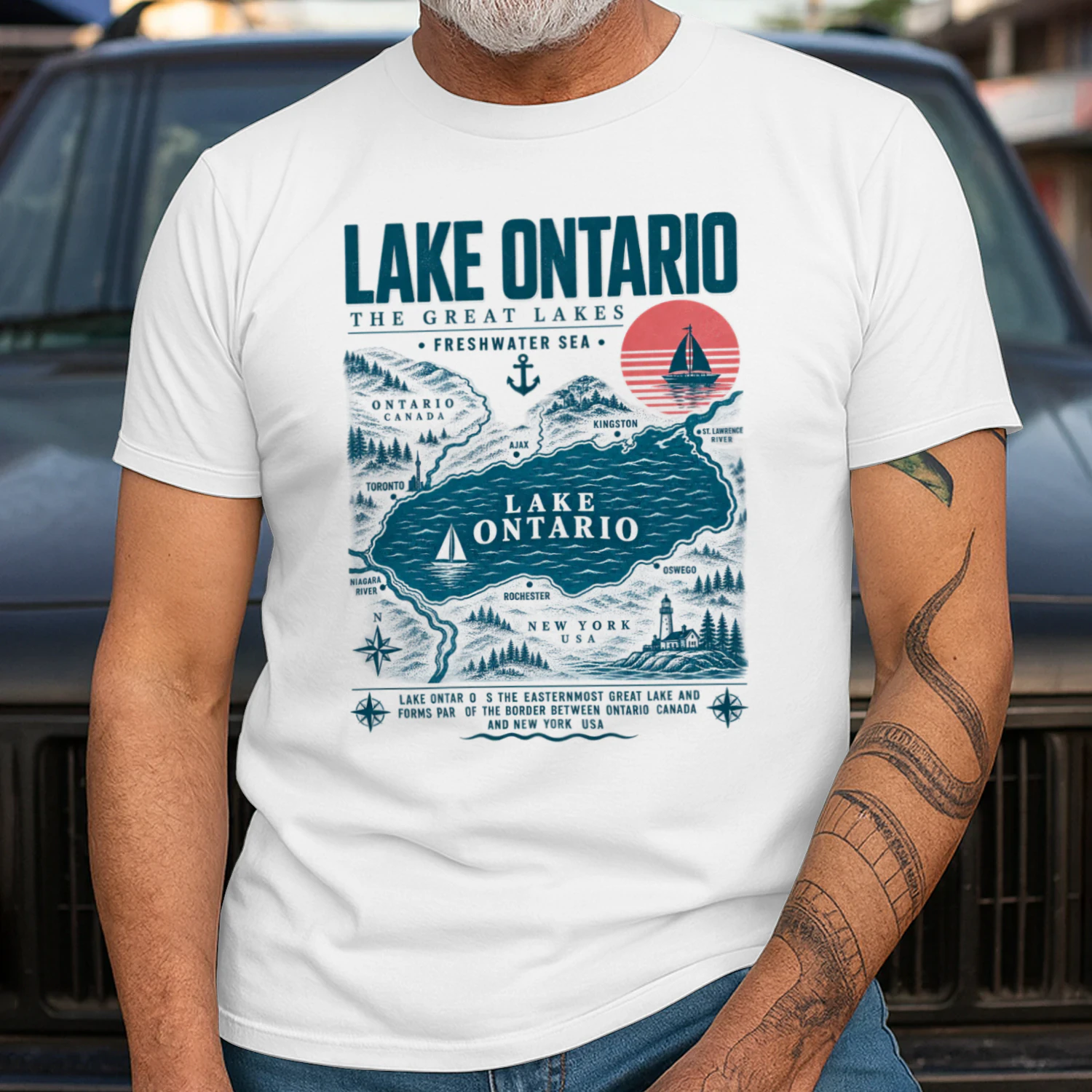 Lake Ontario The Great Lakes Unisex T-shirt