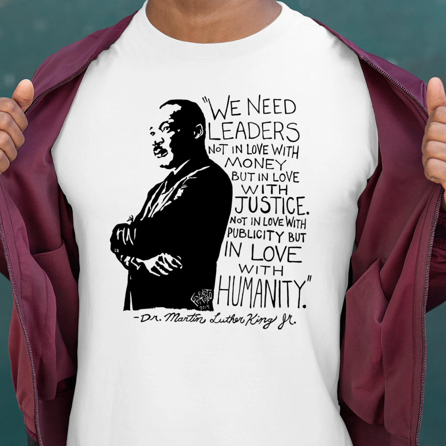 We Need Leaders Not In Love With Money  Unisex T-shirt