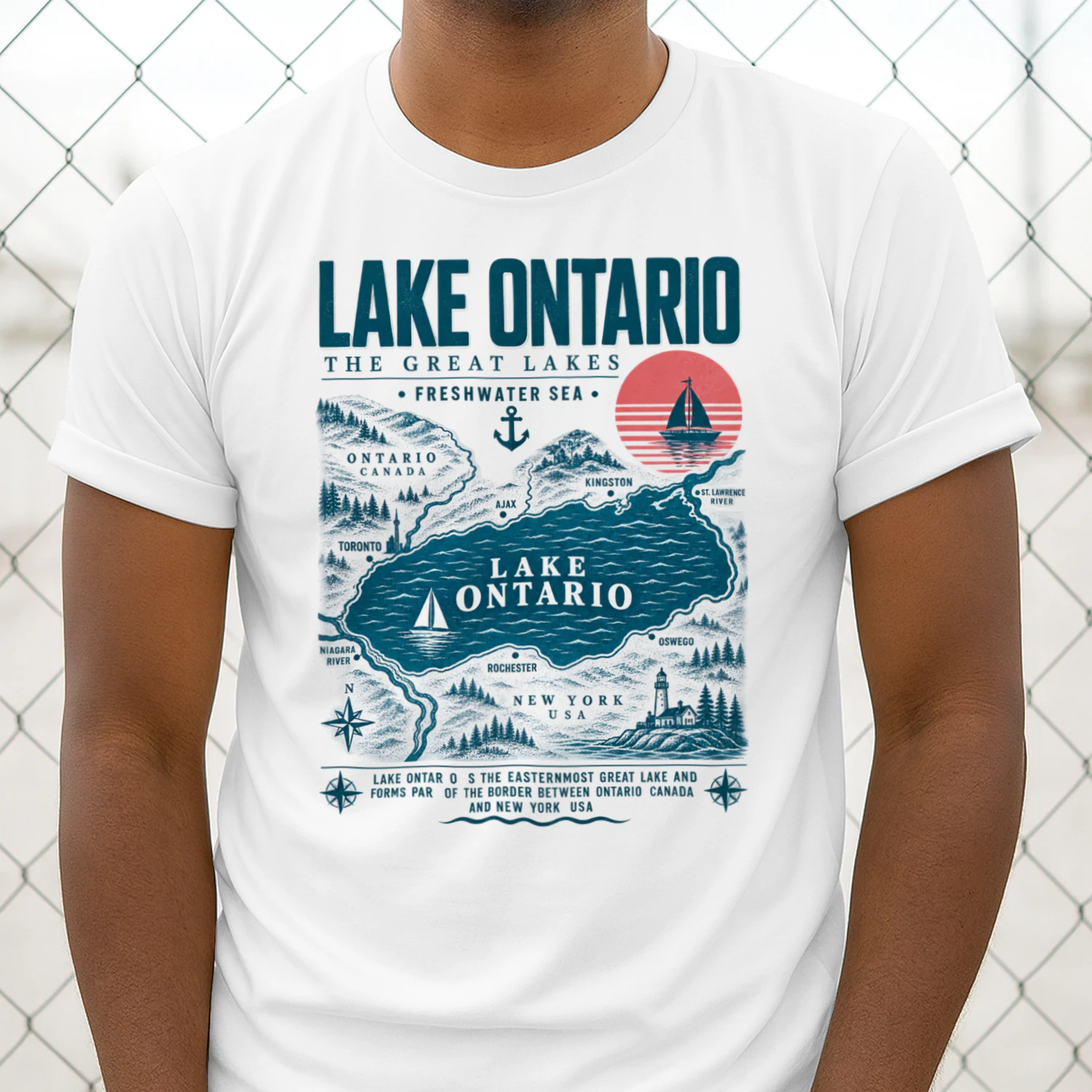 Lake Ontario The Great Lakes Unisex T-shirt