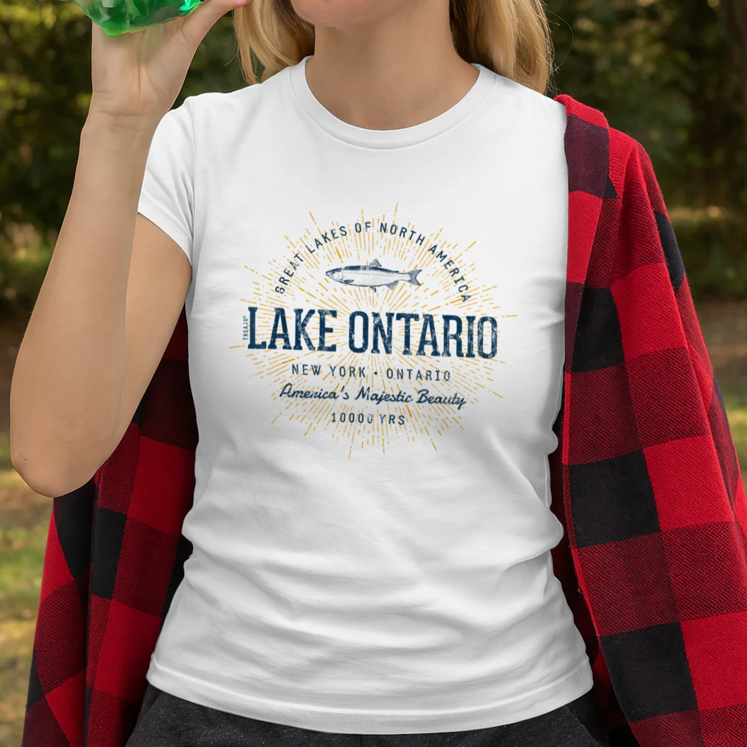 Retro Style Vintage Lake Ontario Unisex T-shirt