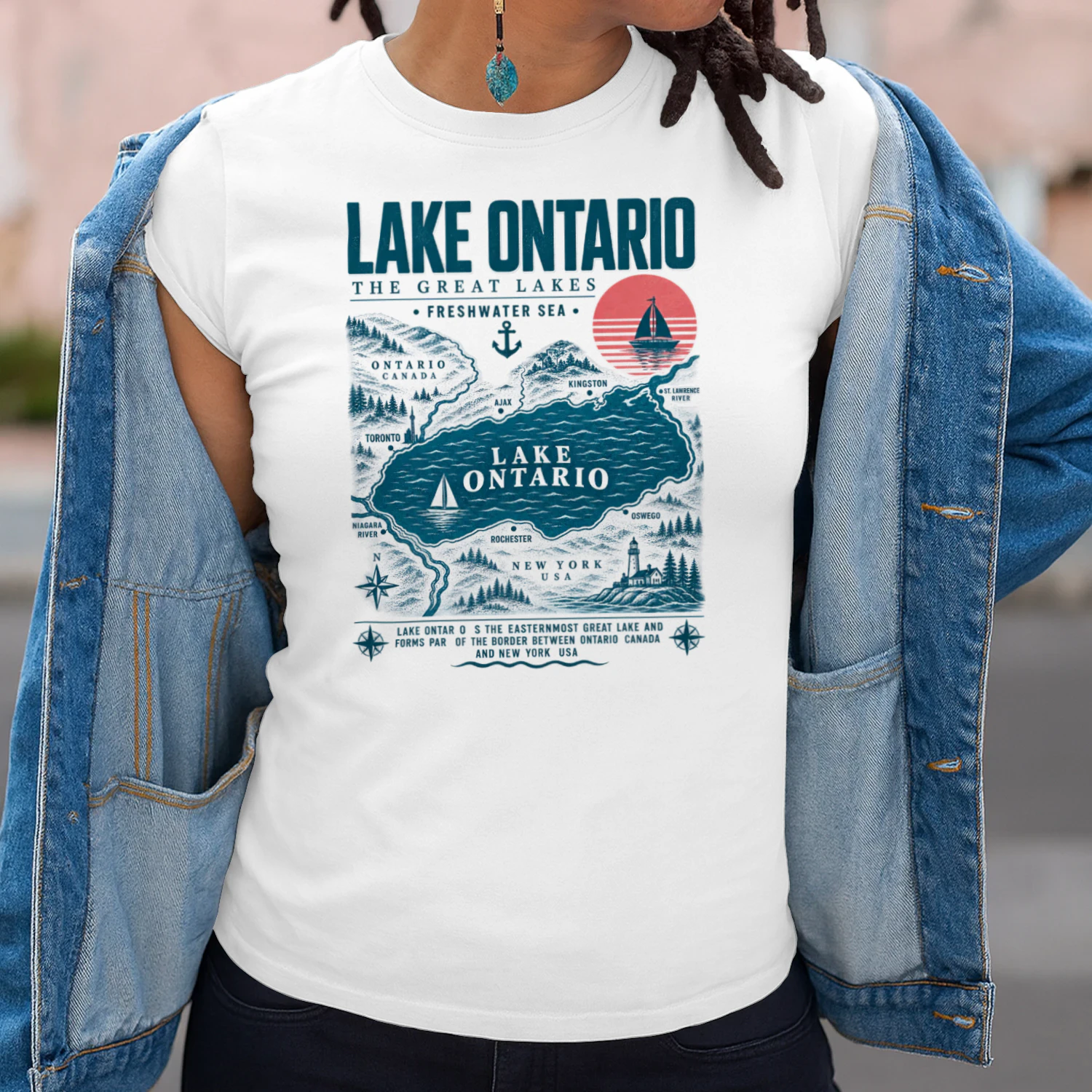 Lake Ontario The Great Lakes Unisex T-shirt