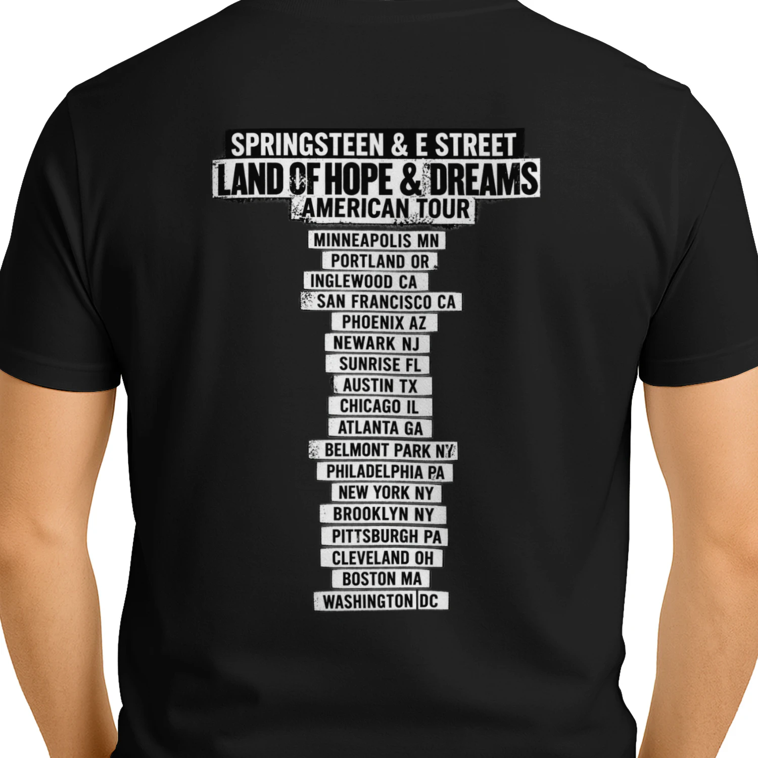 Land Of Hope and Dreams American Tour No Kings Unisex T-shirt