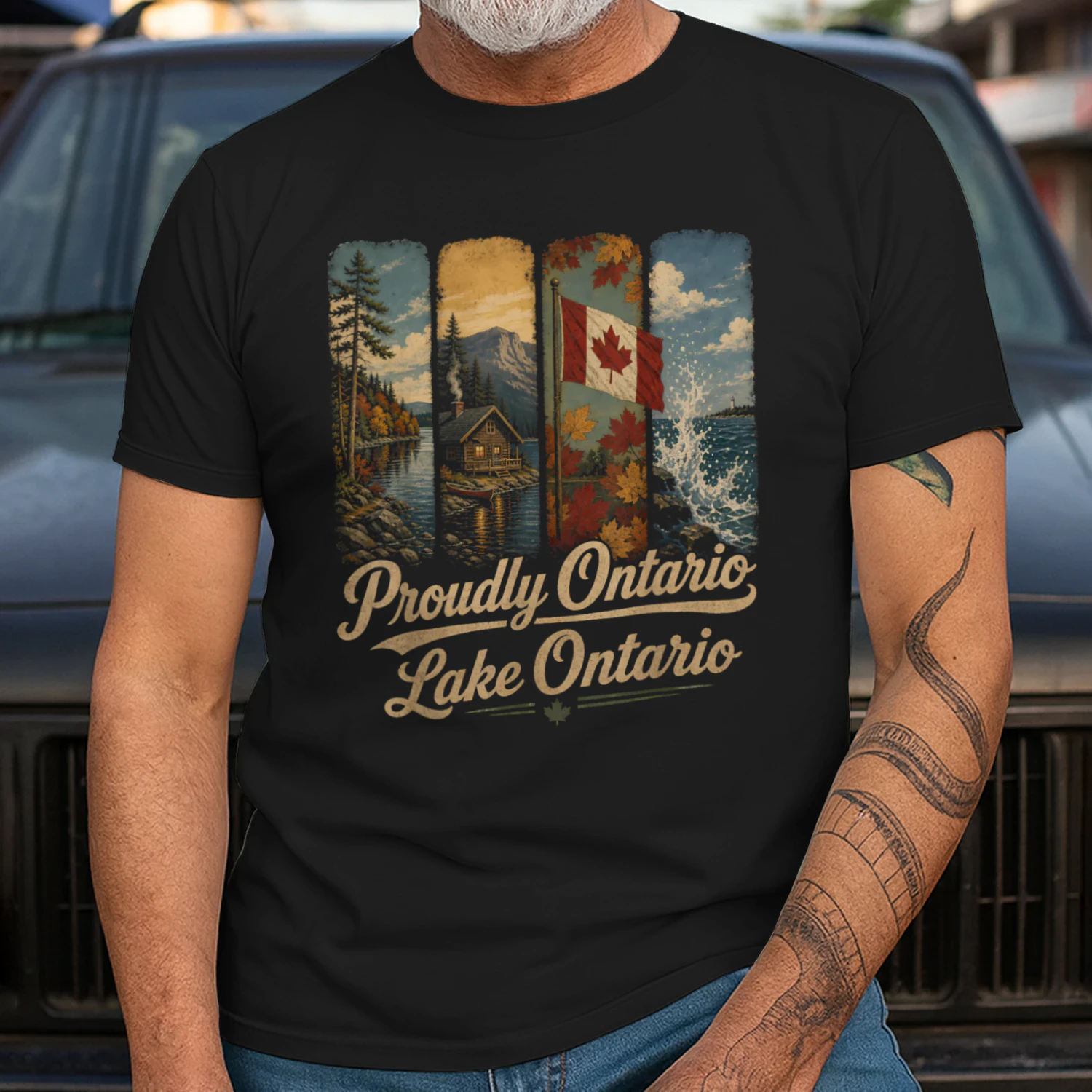 Proudly Ontario Lake Ontario Unisex T-shirt