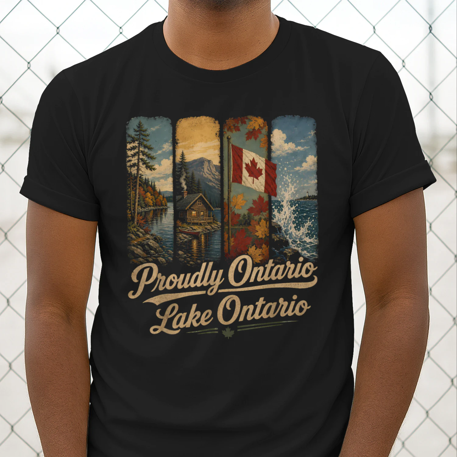 Proudly Ontario Lake Ontario Unisex T-shirt