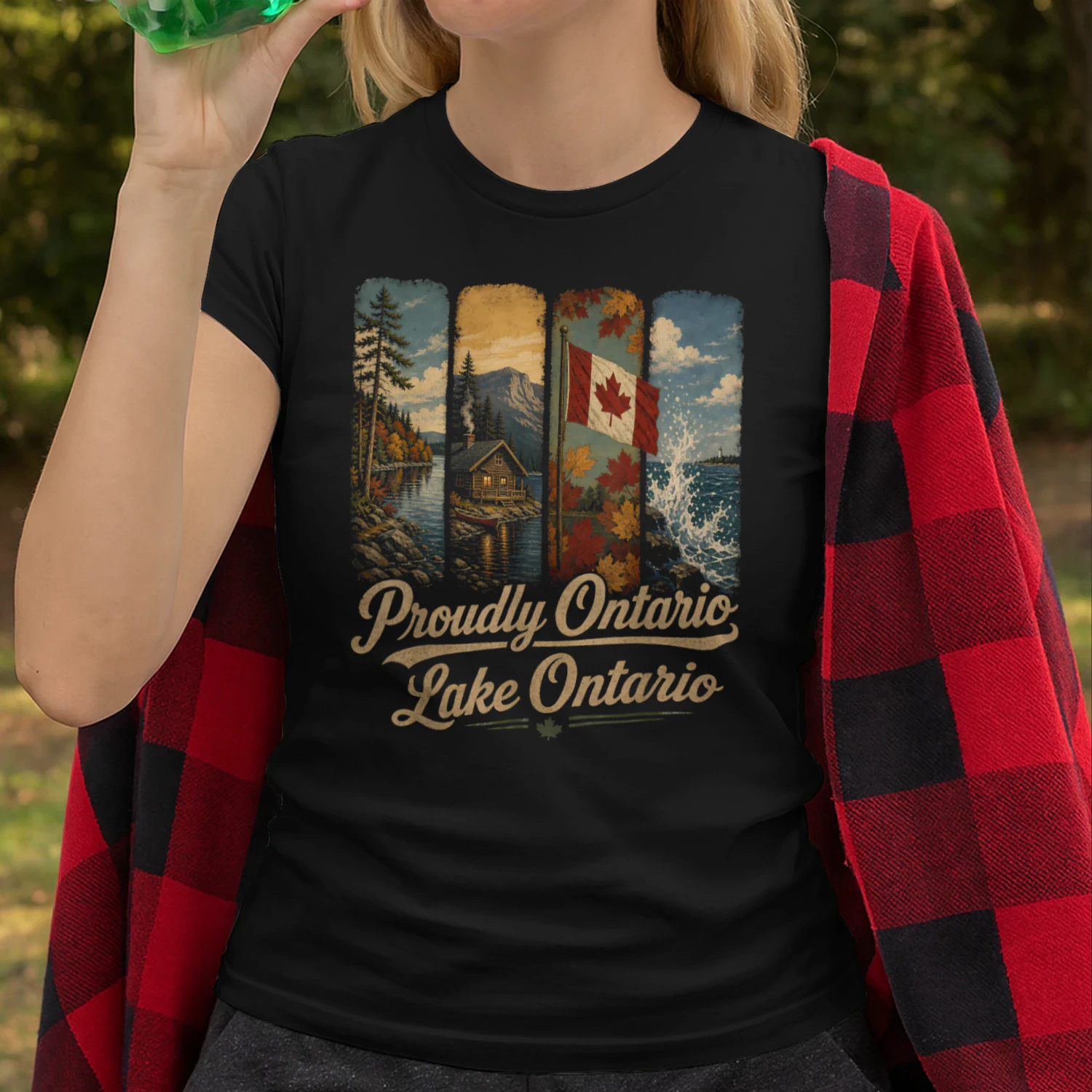 Proudly Ontario Lake Ontario Unisex T-shirt