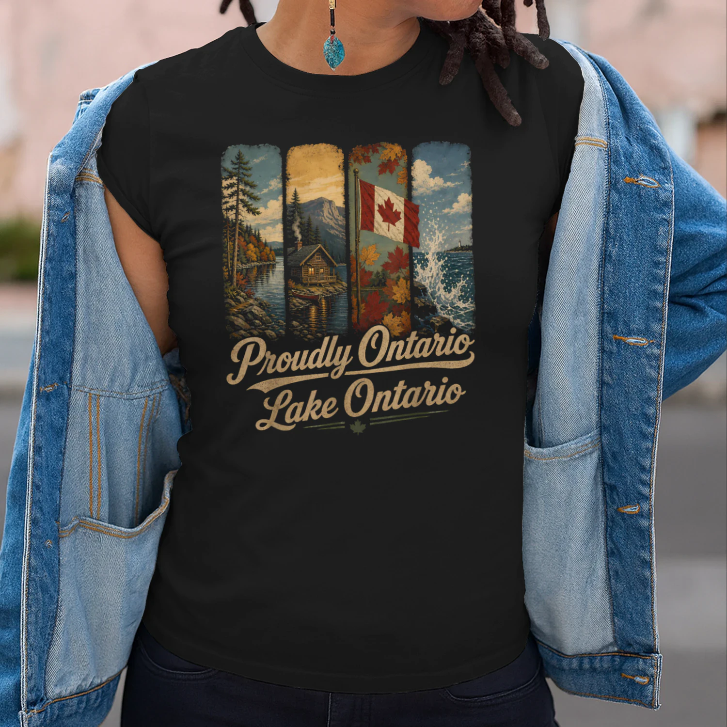 Proudly Ontario Lake Ontario Unisex T-shirt