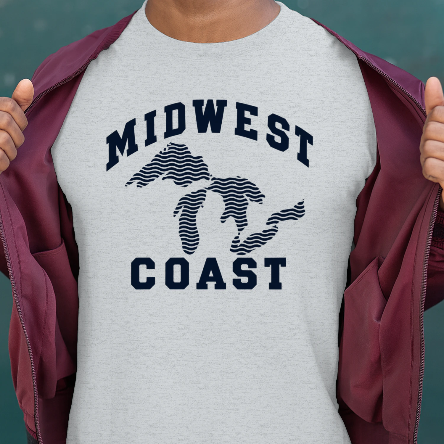 Midwest Coast Great Lakes Unisex T-shirt