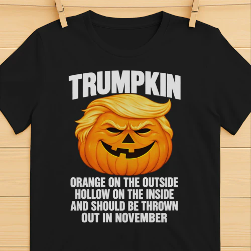 Halloween Anti Trumpkin Orange On The Outside Hollow Inside