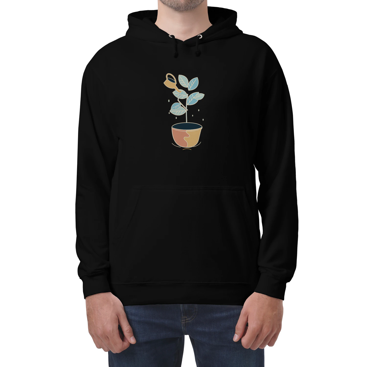 Rooted in Trust — Botanical Graphic Hoodie
