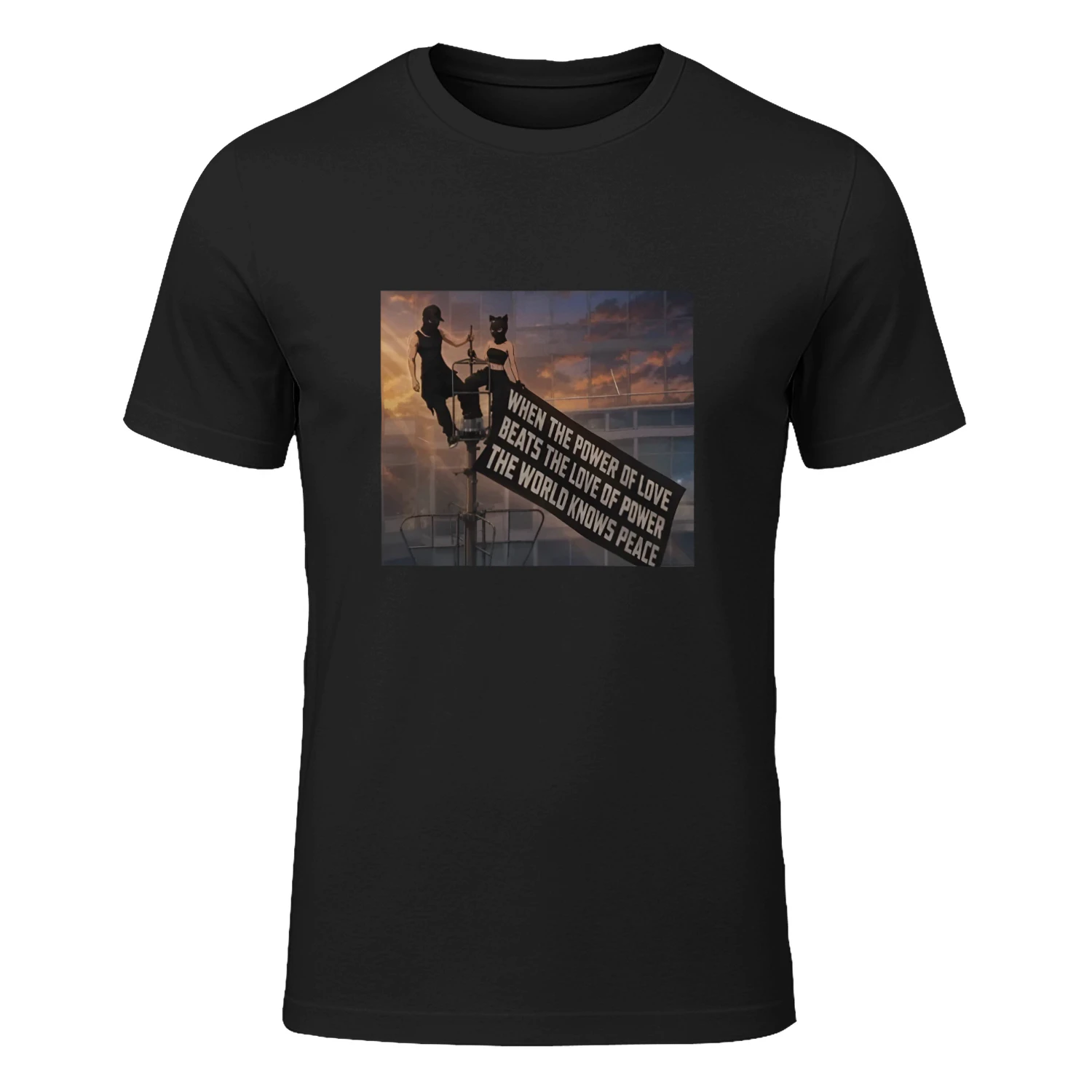 When Power of Love Beats Love of Power Heavy Cotton T-shirt
