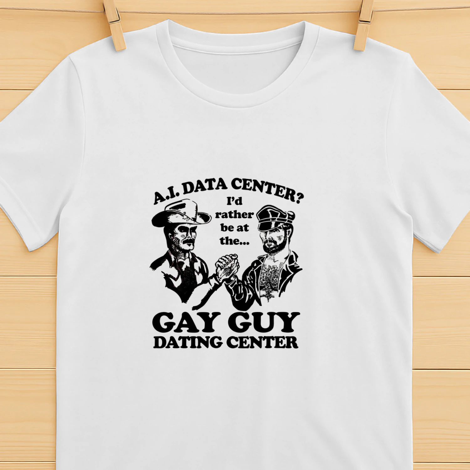 AI Data Center I'd Rather Be At The Gay Guy Dating Center.