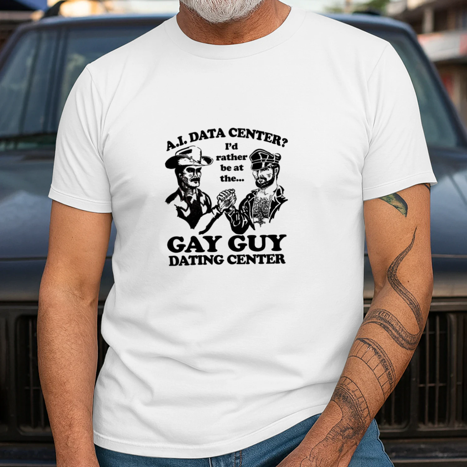 AI Data Center I'd Rather Be At The Gay Guy Dating Center.