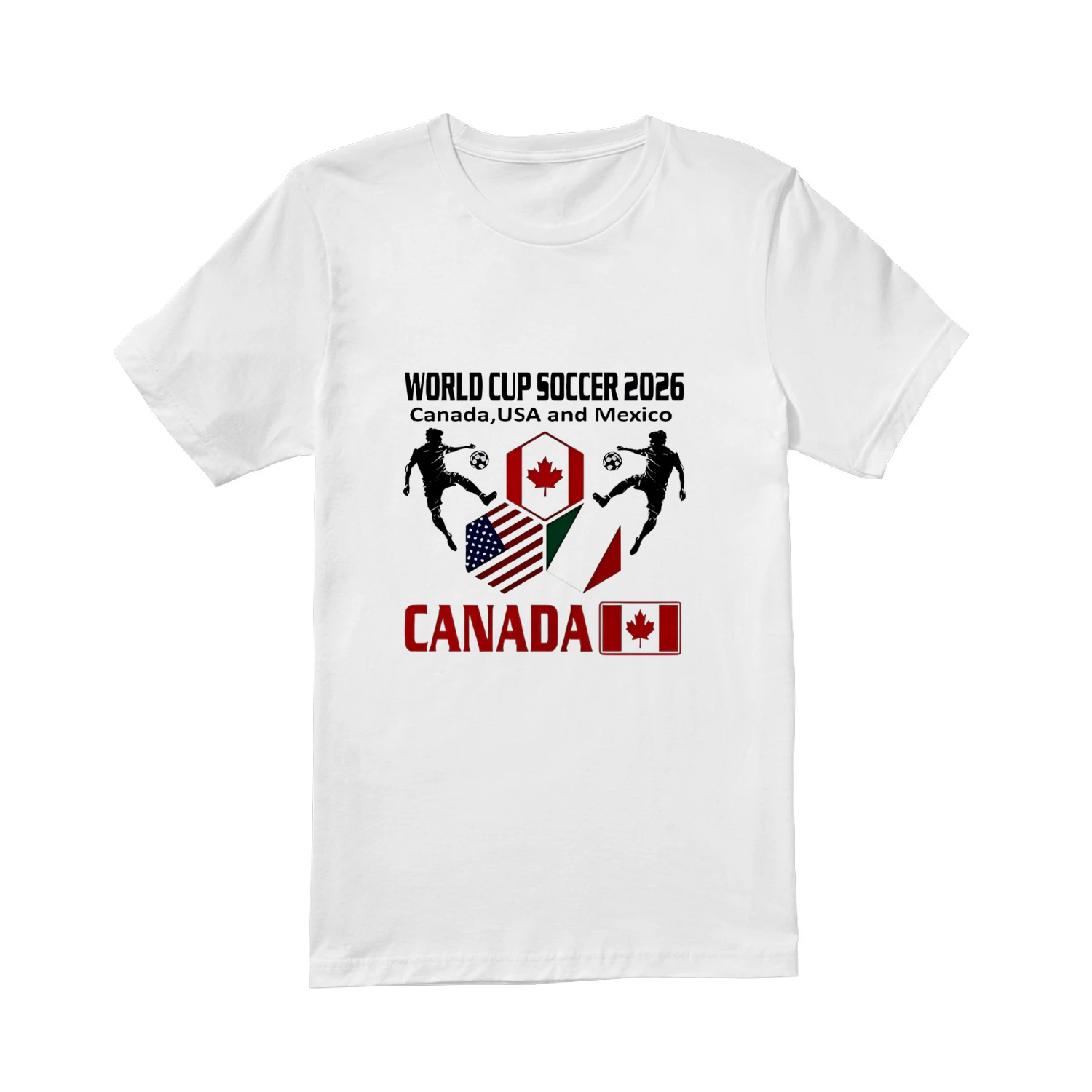 World Cup Soccer 2026 Canada USA and Mexico shirt