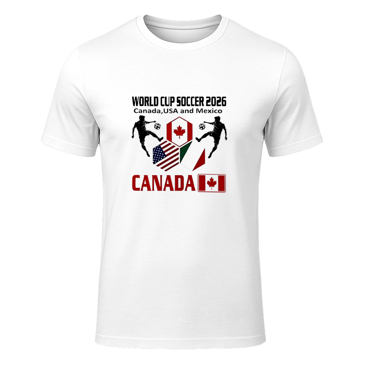 World Cup Soccer 2026 Canada USA and Mexico shirt