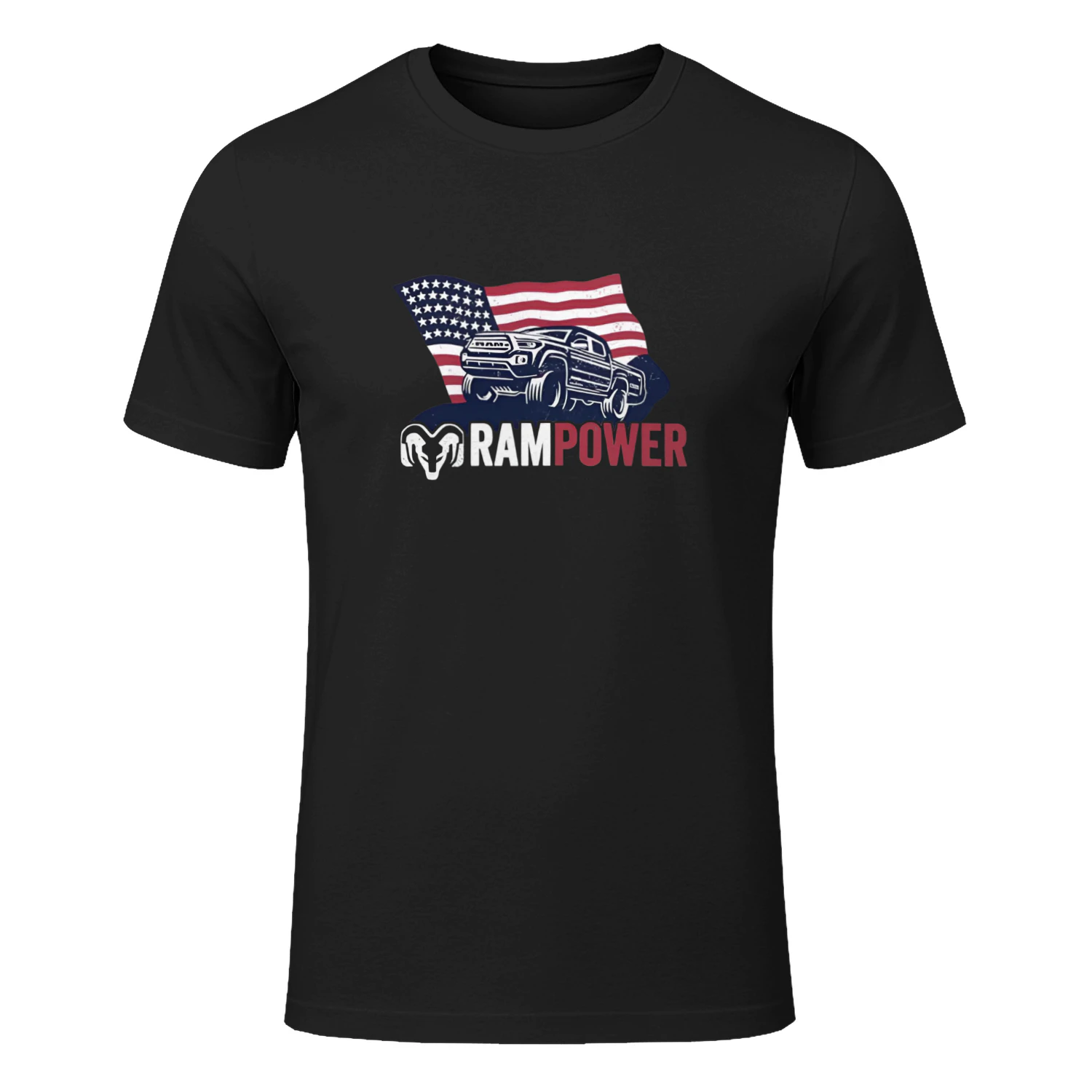 Ram Power Toyota Tacoma American flag shirt