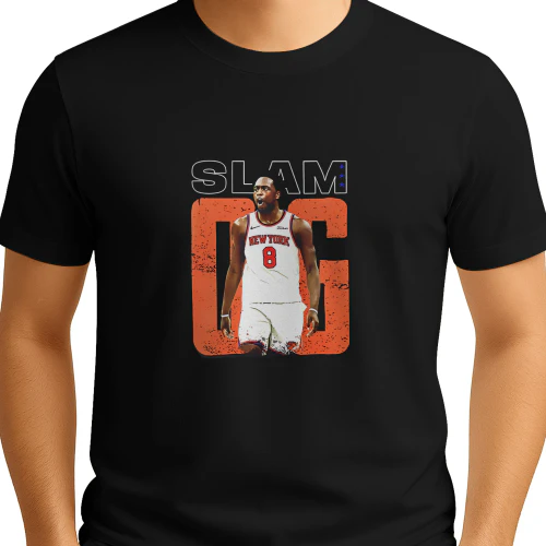 OG Anunoby New York Knicks NBA 2026 Slam graphic shirt
