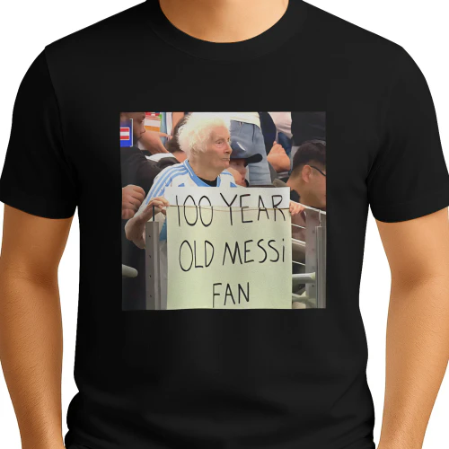 Lionel Messi Argentina National Team 100 Year Old Messi Fan shirt