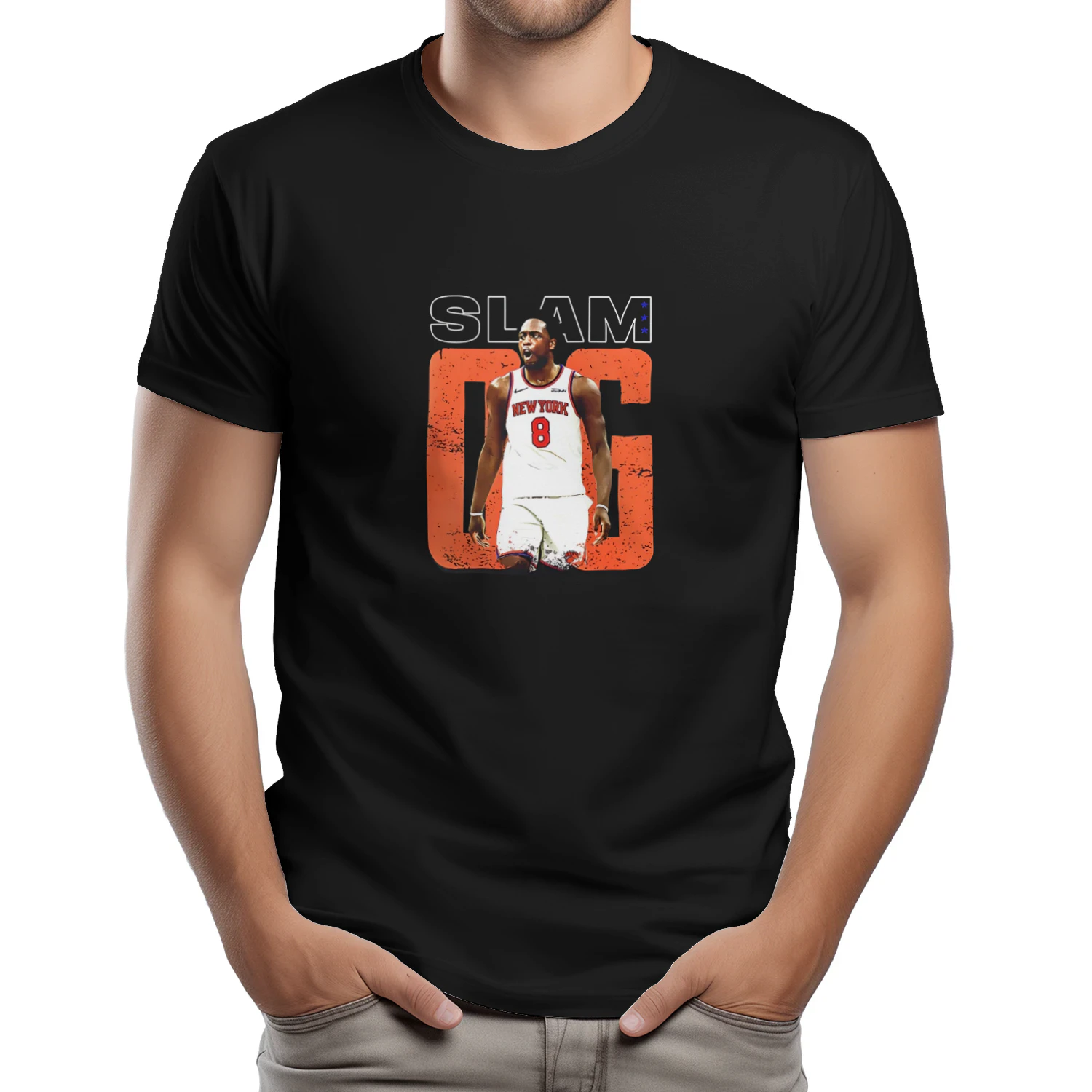 OG Anunoby New York Knicks NBA 2026 Slam graphic shirt