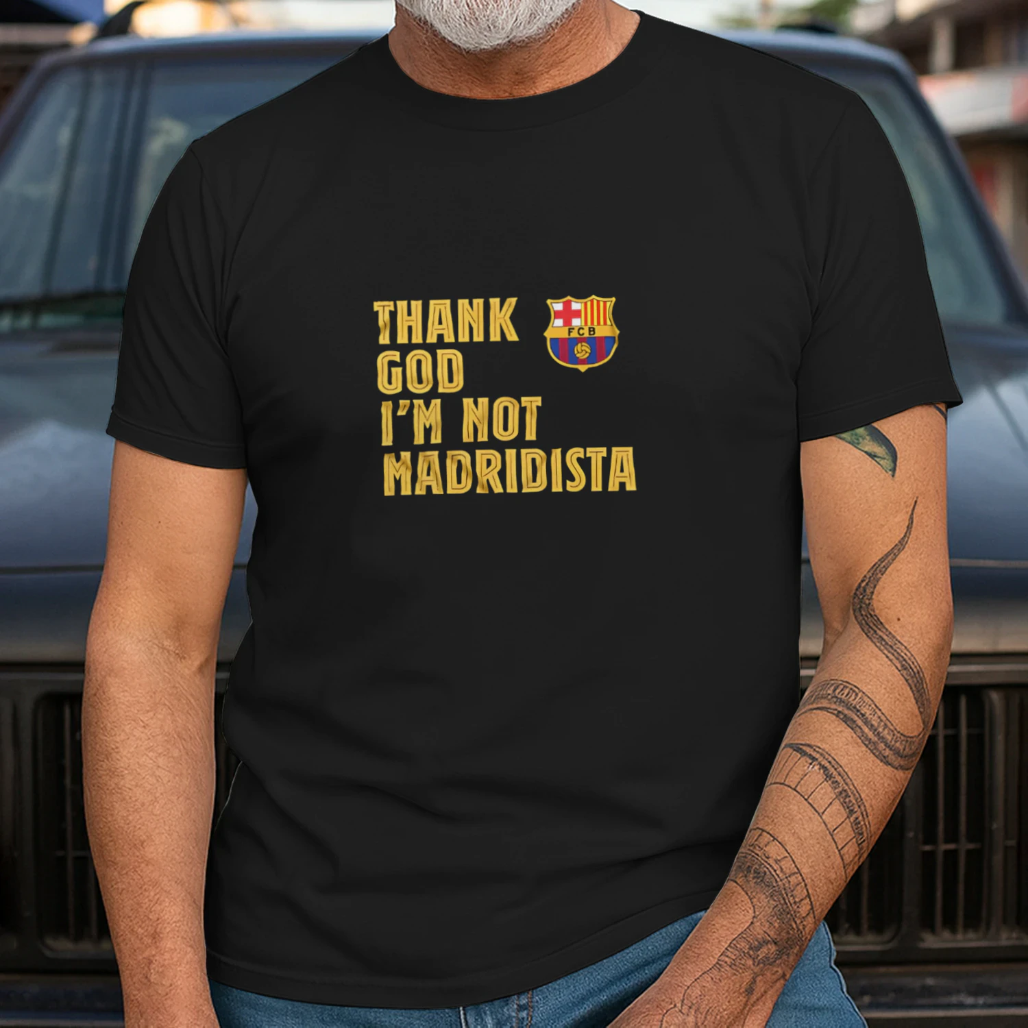 FC Barcelona Thank God I’m Not Madridista shirt