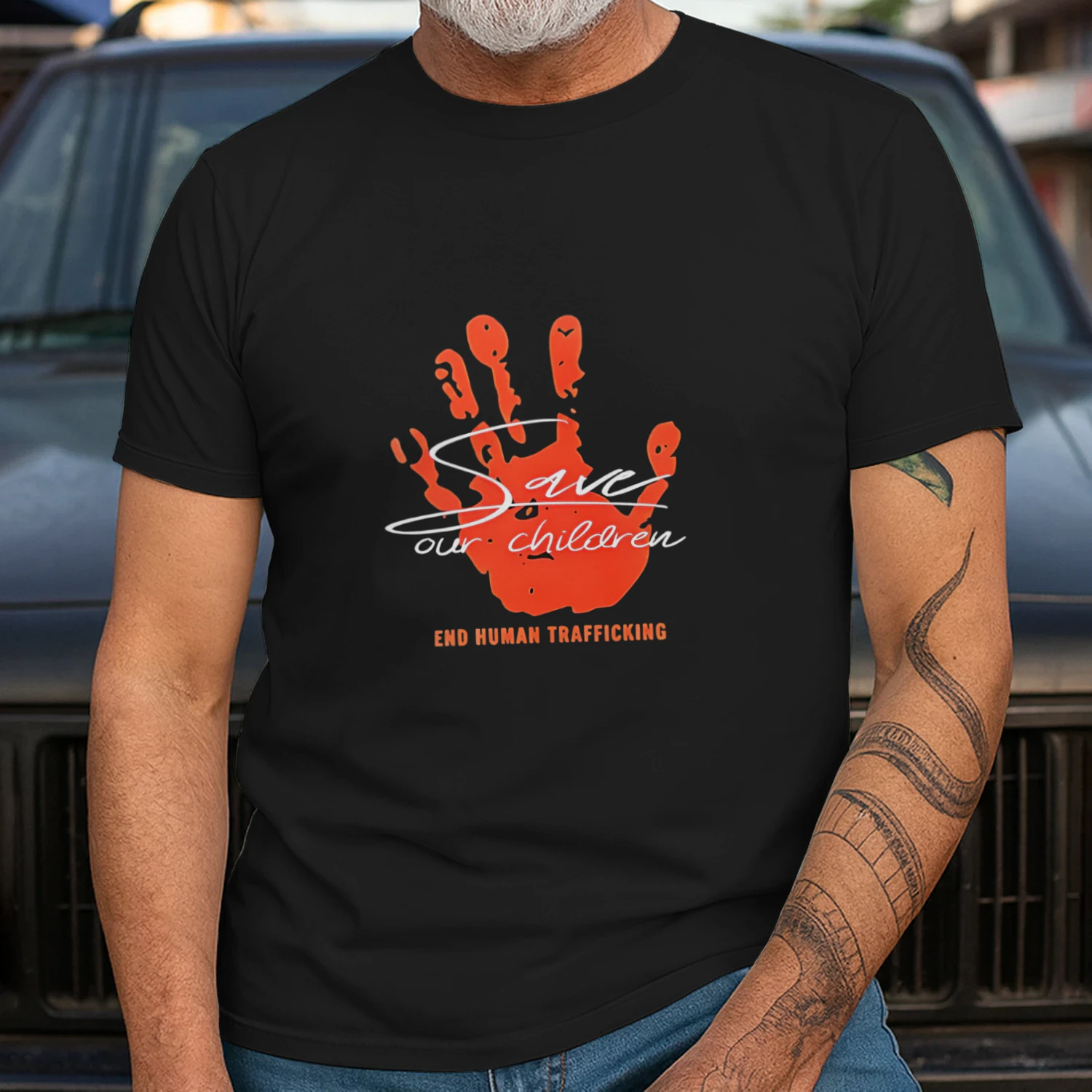 Save our children end human trafficking shirt