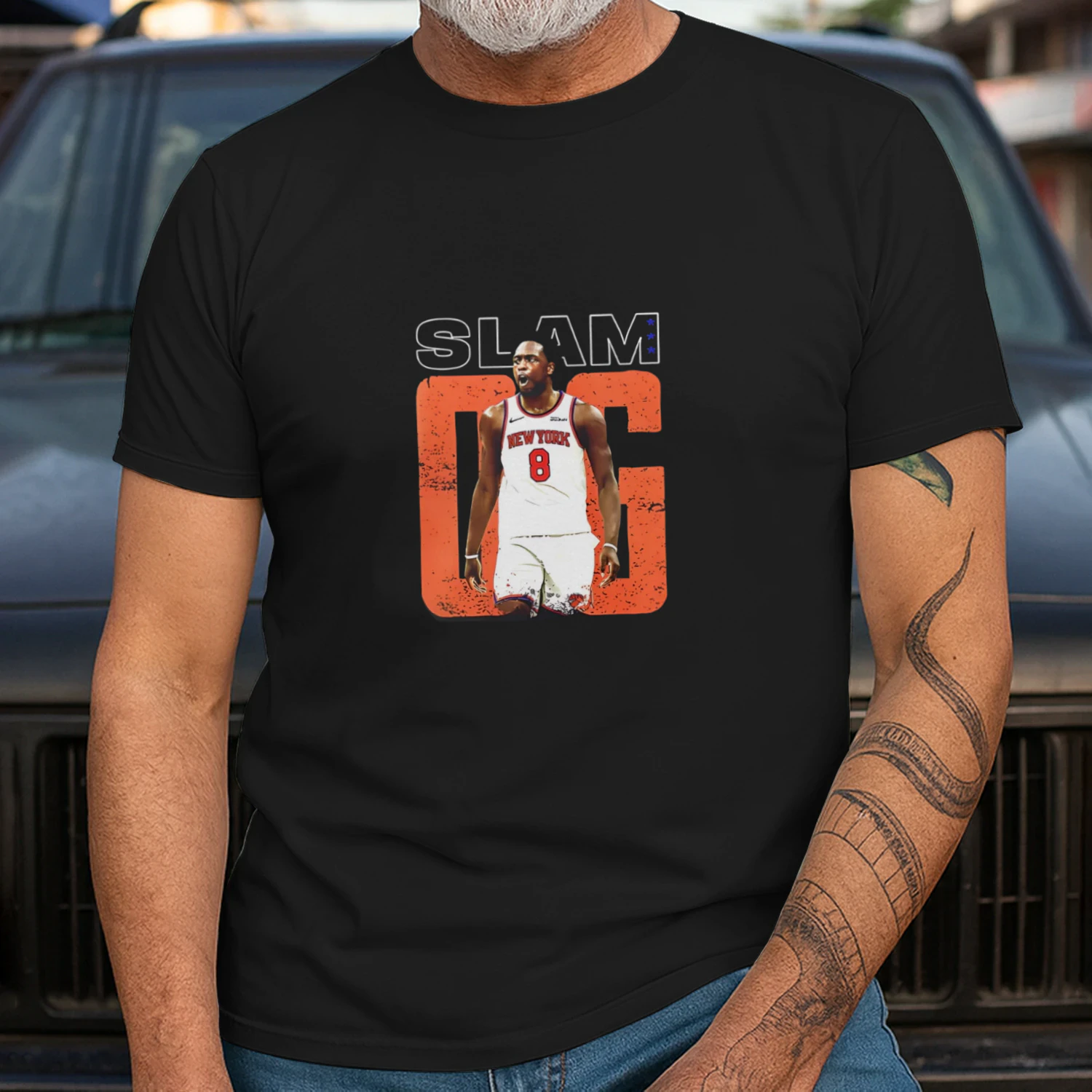 OG Anunoby New York Knicks NBA 2026 Slam graphic shirt