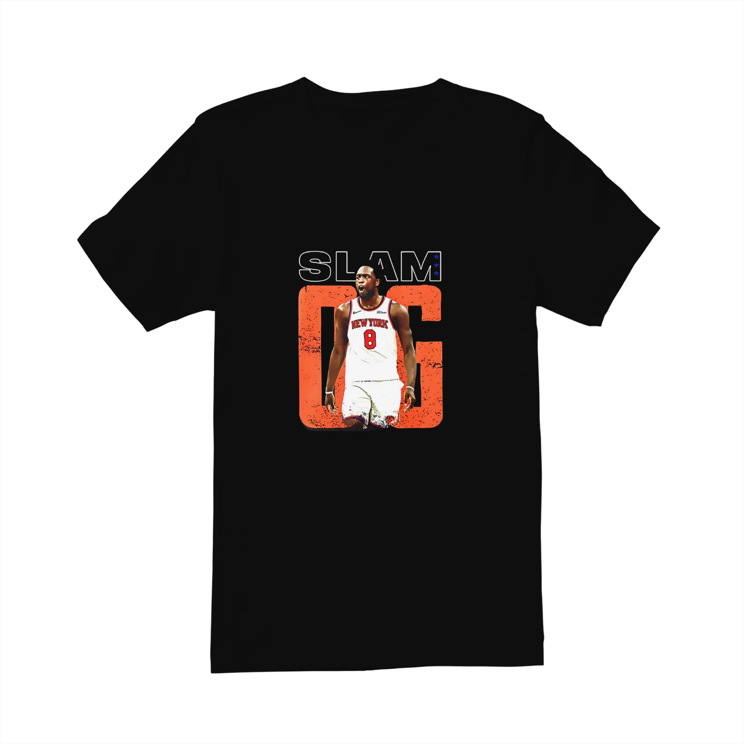 OG Anunoby New York Knicks NBA 2026 Slam graphic shirt