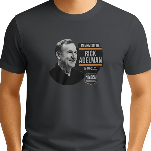 Hall of Fame Rick Adelman Memorial Shirt-Honoring a Basketball Legend