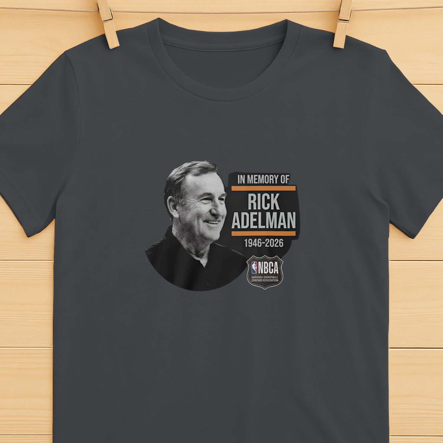 Hall of Fame Rick Adelman Memorial Shirt-Honoring a Basketball Legend shirt