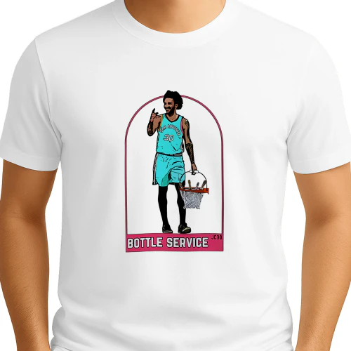 Julian Champagnie San Antonio Spurs NBA Bottle Service shirt
