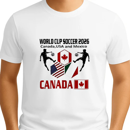 World Cup Soccer 2026 Canada USA and Mexico shirt