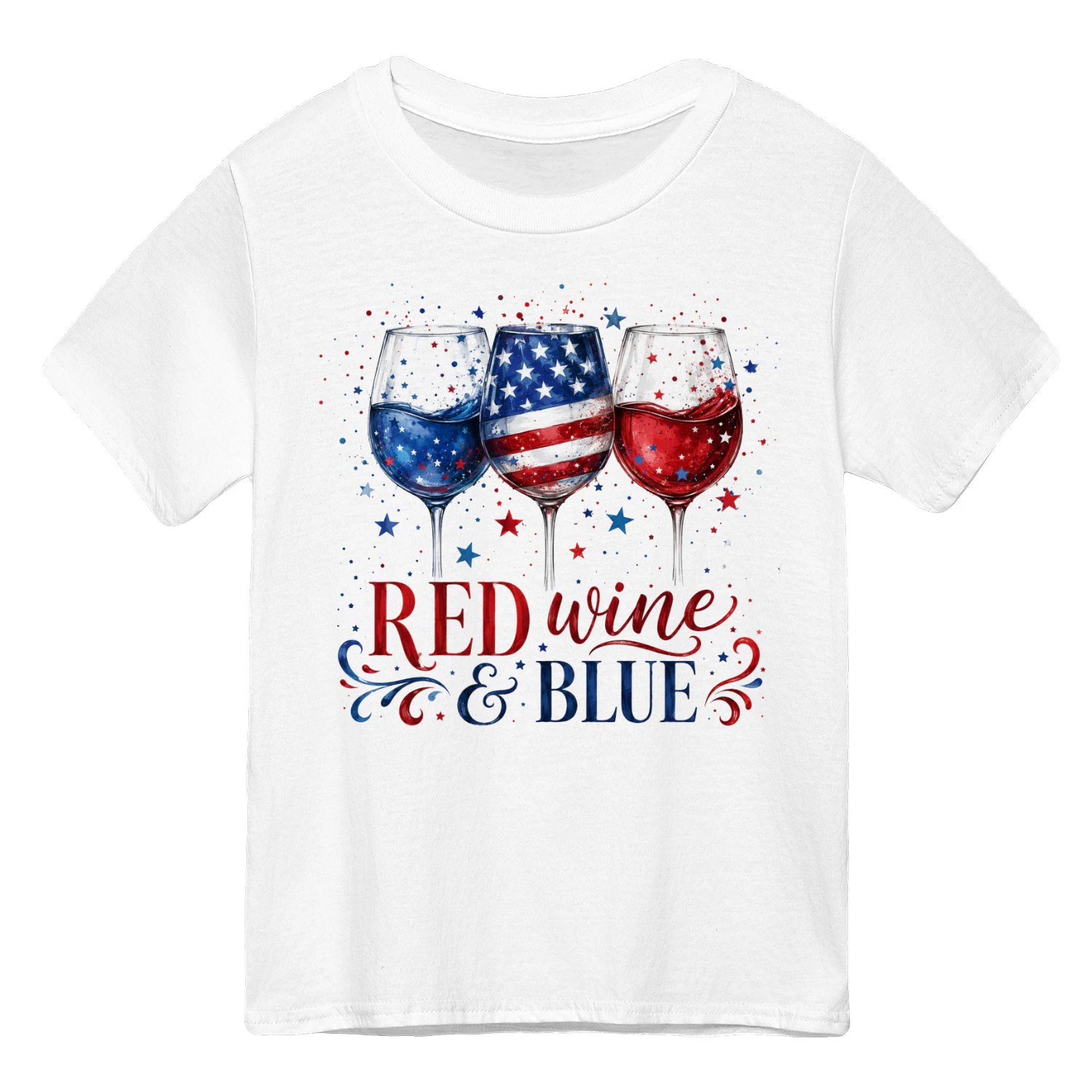 Red wine blue