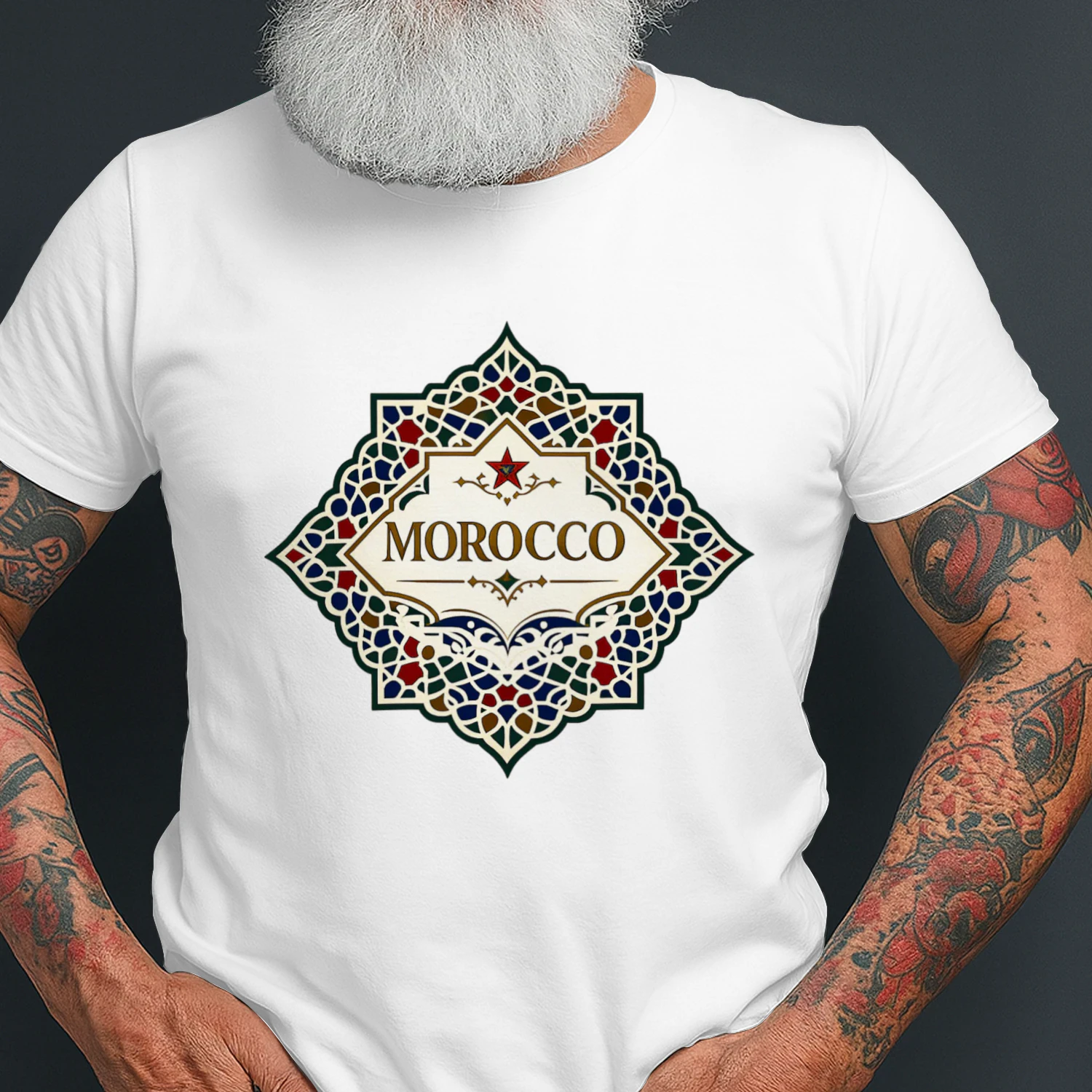 Morocco Amazigh Zellige Mosaic Design