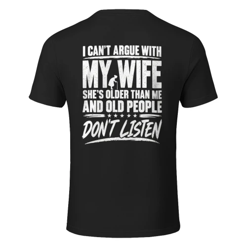 i can't argue with my wife