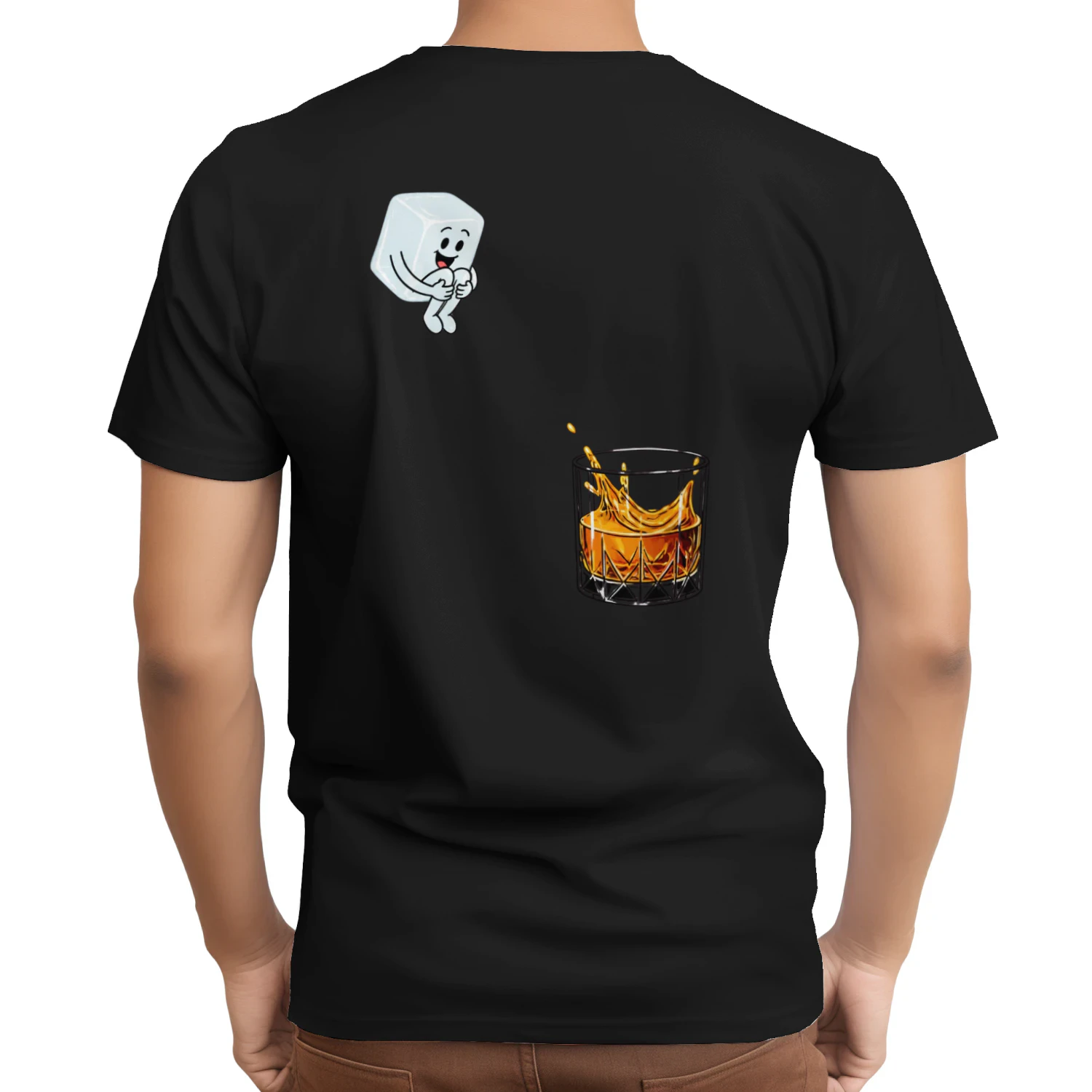 Bourbon Cannonball Whiskey Lover Cute Ice Splash Drink