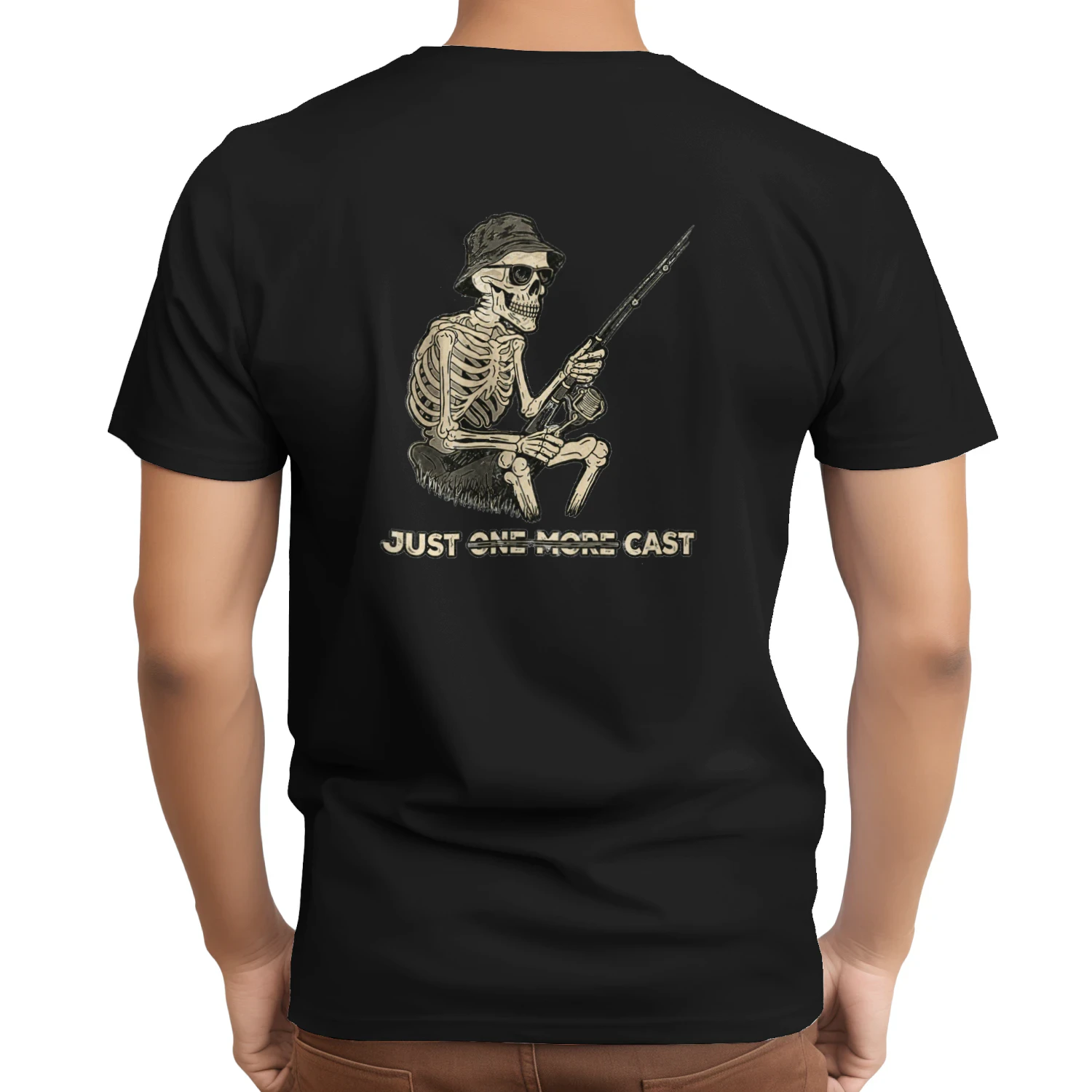 Just One More Cast - Skeleton Fishing
