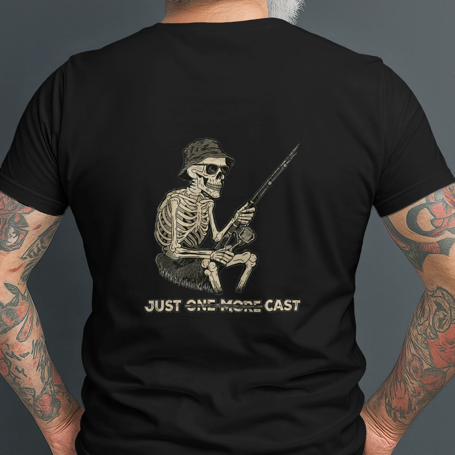 Just One More Cast - Skeleton Fishing