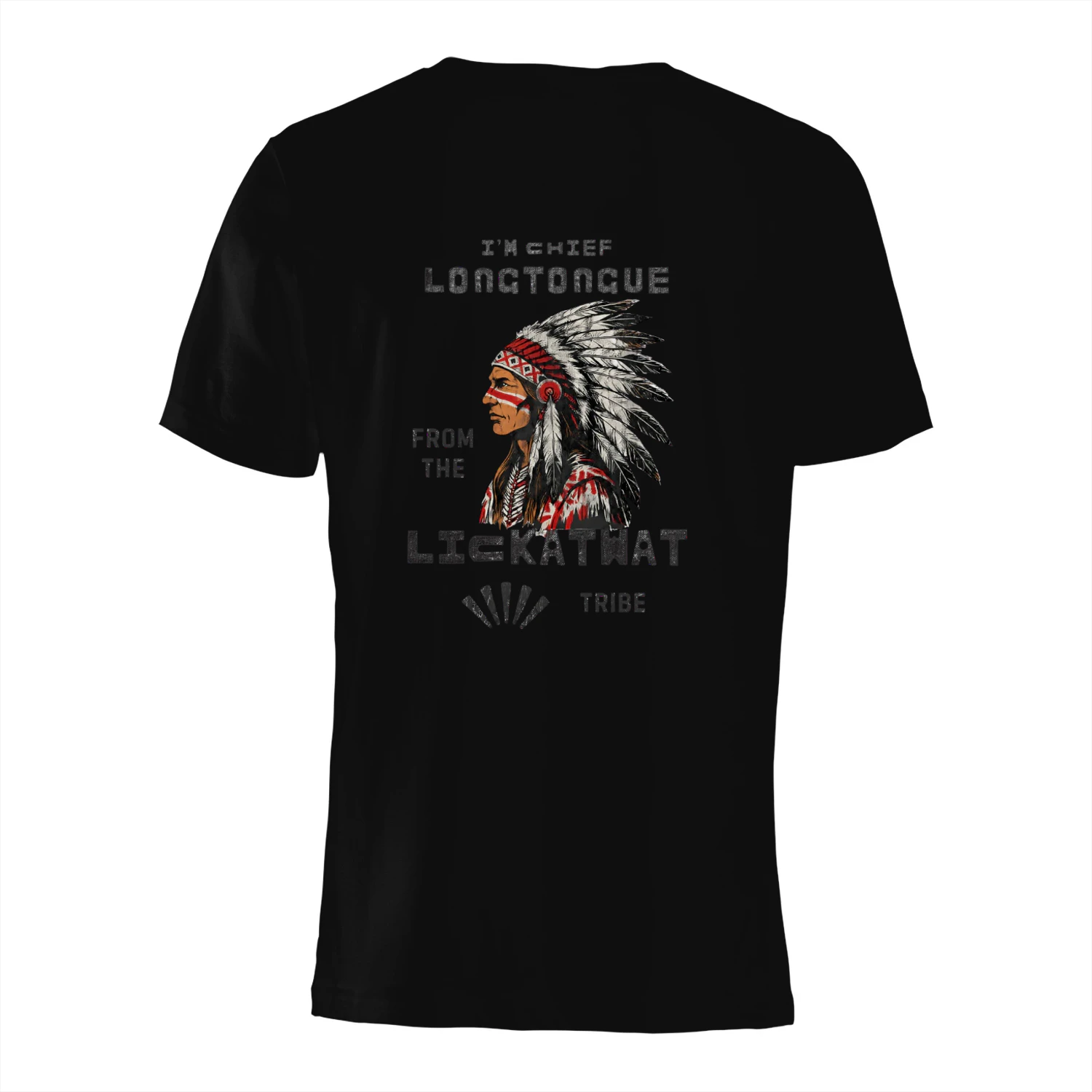 Chief Longtongue Funny Tongue Humor Novelty